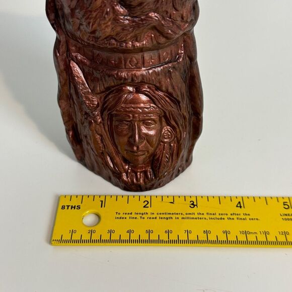 3 Vintage Handmade Painted Native American Indian Ceramic Figurines - Picture 7 of 9